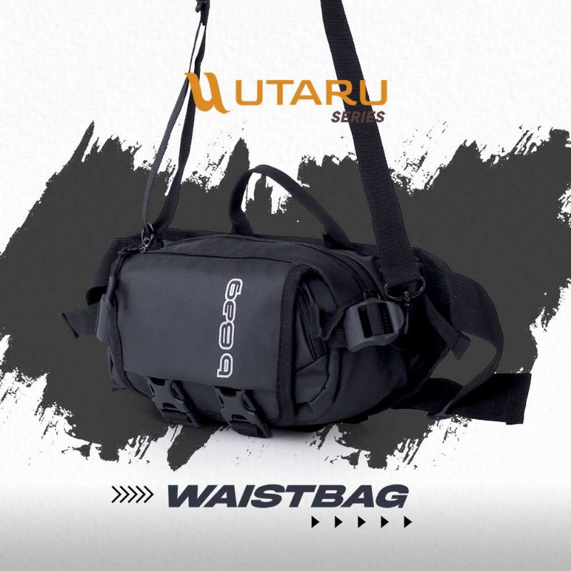 New Arrival - Tas Waistbag Pria Keren Tahan Air | Tas Salempang Waterproof Anti Air Premium | Tas Selempang Terbaru Distro Promo COD