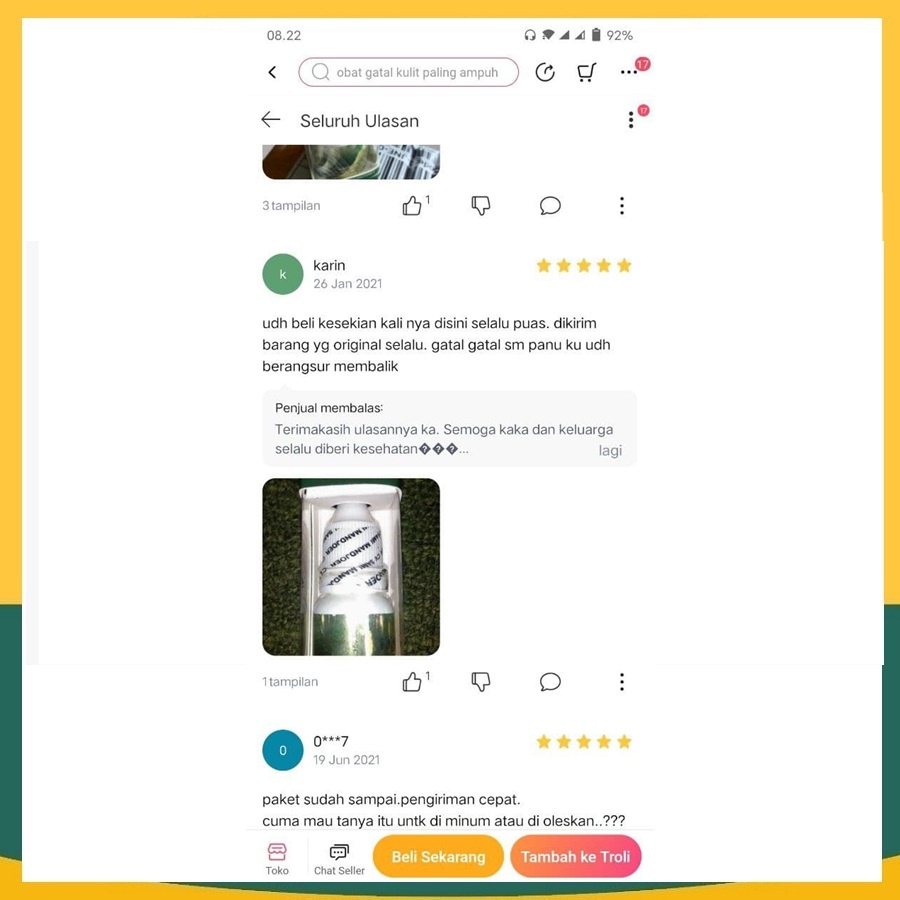 1 OBAT SALEP EKSIM, GATEL, KORENG, BOROK KARENA BAKTERI, BOROK DI SELANGKANGAN, BOROK DI KEPALA, OBAT BUDUG OLES ALAMI, OBAT BUDUG DI KAKI, OBAT PENGHILANG BEKAS KORENG - PROPOLIS SM BRAZIL 6 ML-2