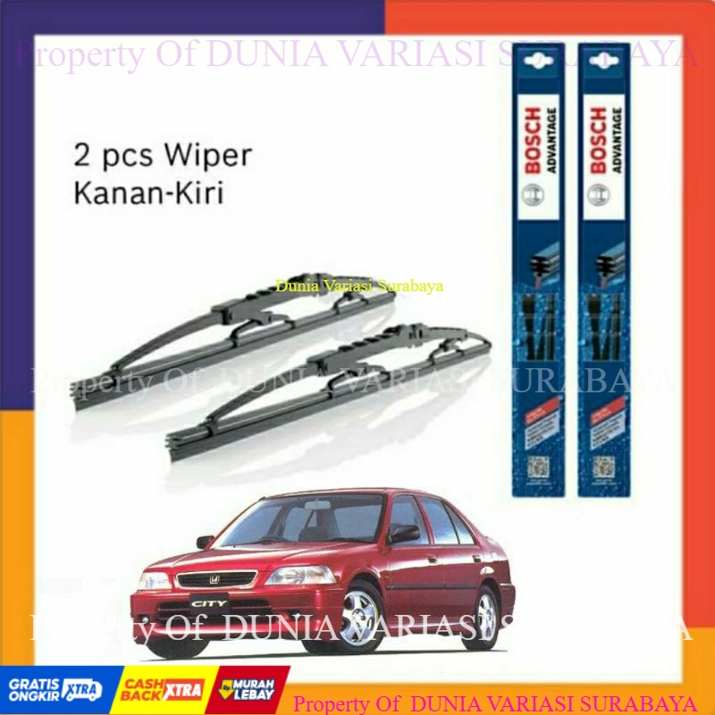 Wiper Frameless Bosch Honda City lama