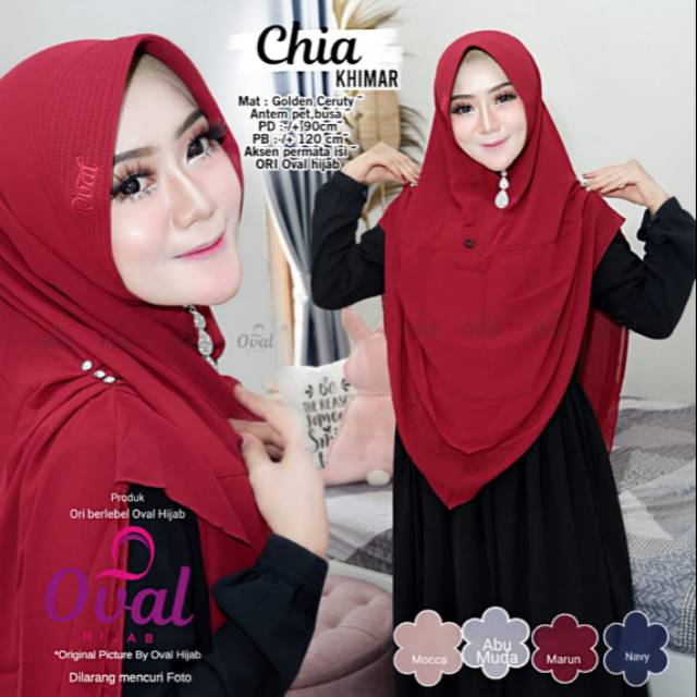 Hijab chia Khimar by oval