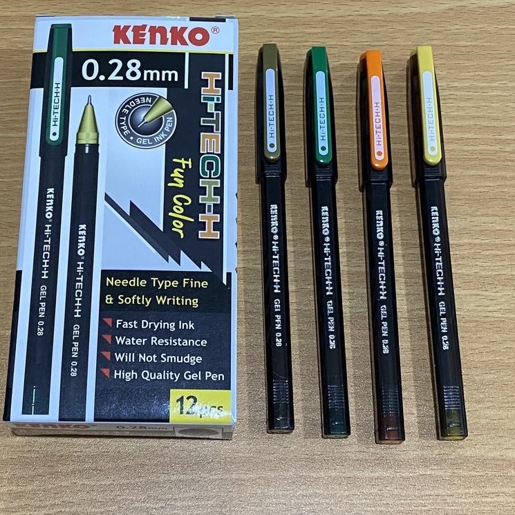 

Kirim Sekarang Pen Hitec Kenko 0.28 Fun Color [Per Lusin]^^