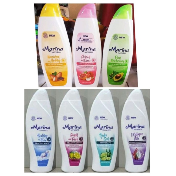 (460ml/475 ml) Marina  body lotion botol besar