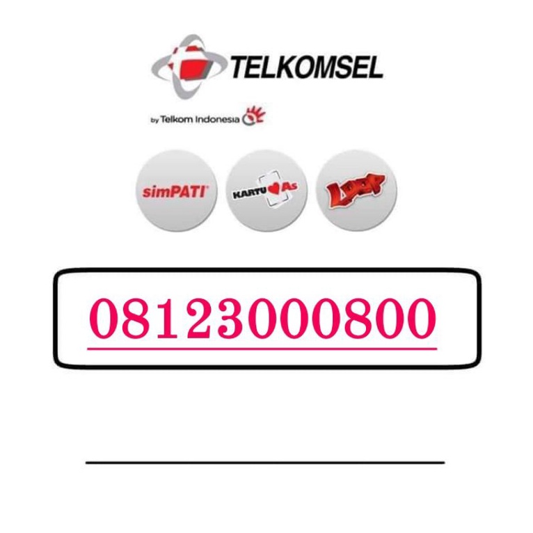 KARTU PERDANA TELKOMSEL NOMOR CANTIK 4G LTE 11DIGIT LANGKA SERI RIBUAN