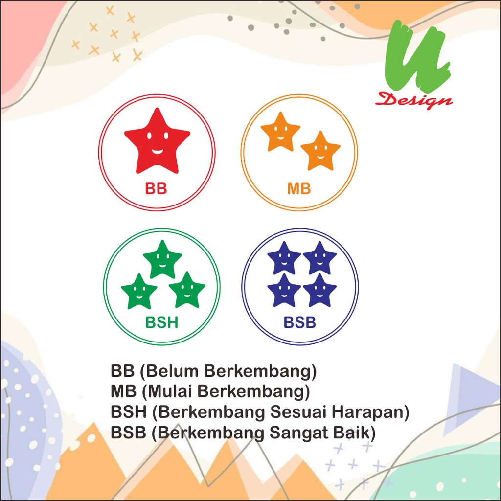 

Stempel NIlai Paud TK Guru Belajar Bisa Custom