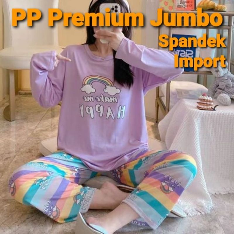 Set baju tidur import NEW lilac jumbo