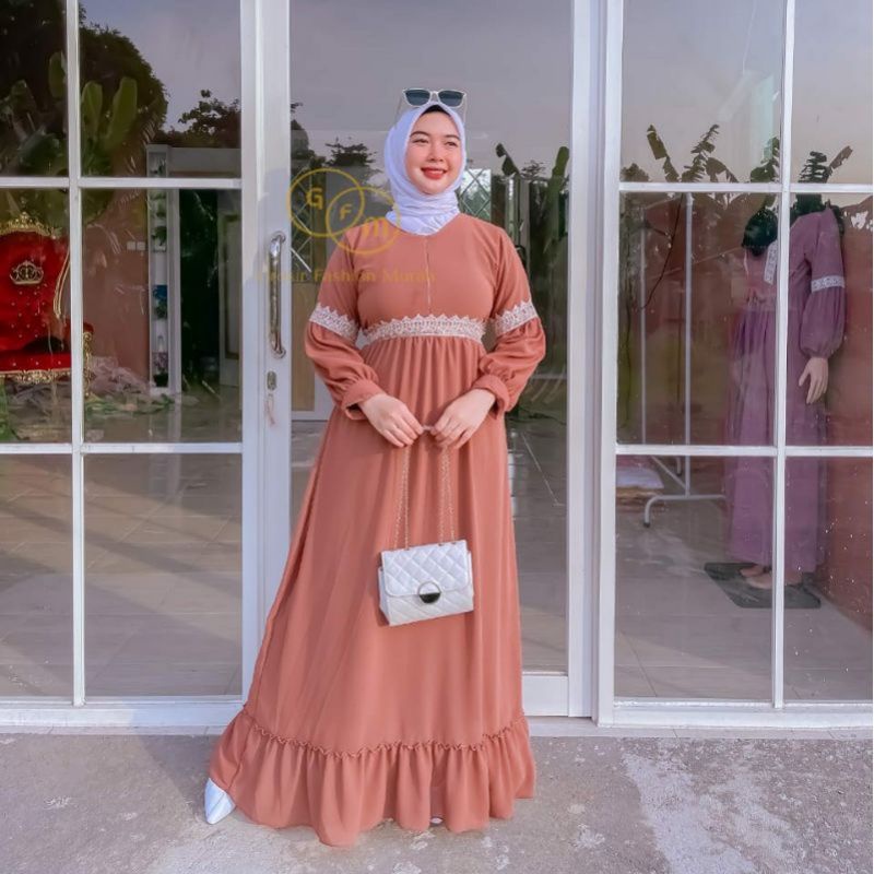 gamis ceruty model feminim