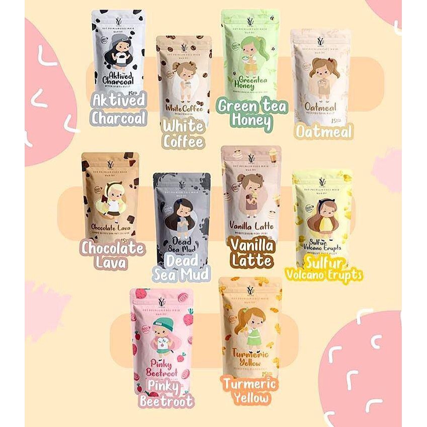 [COD] MASKER WAJAH YOURA OAT PREMIUM MASK MASKER ORGANIK MURAH