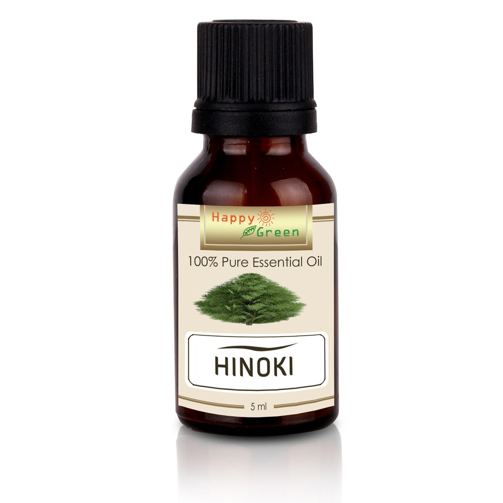 Happy Green Hinoki Essential Oil (5 ml) - Minyak Kayu Hinoki Jepang