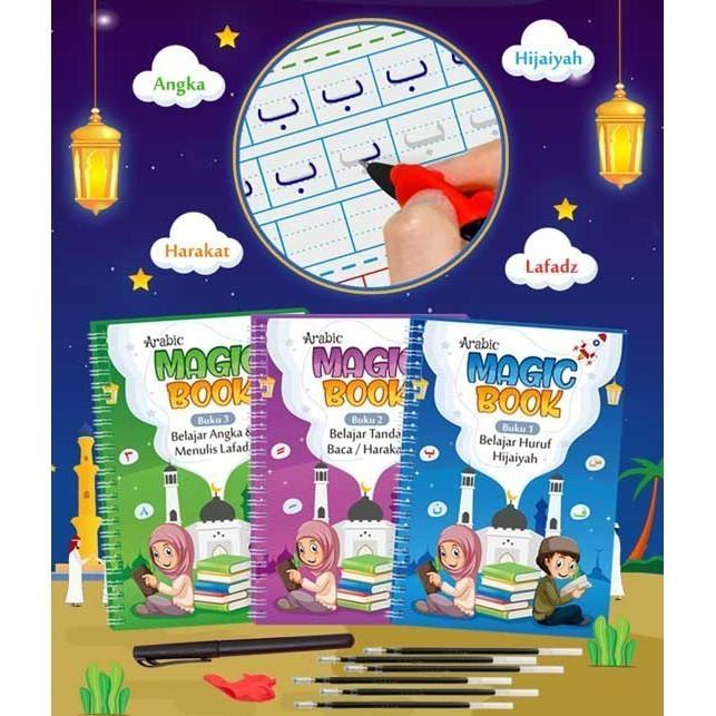 

[BISA COD] BUKU BELAJAR MENULIS ANAK MUSLIM BAHASA ARAB FREE PULPEN AJAIB