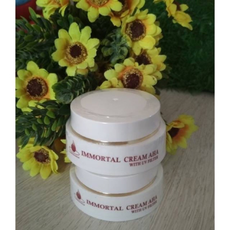 IMMORTAL CREAM AHA WITH UV FILTER