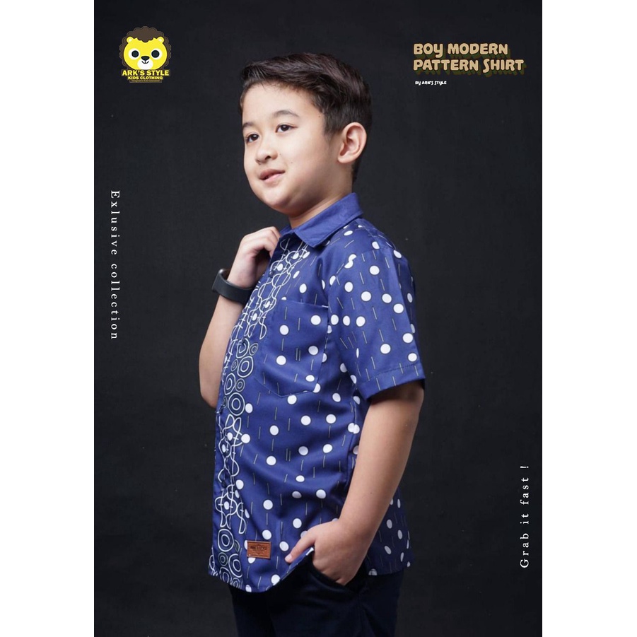 SETELAN Kemeja batik dan celana anak anak by arks style  modern pattern style| DUO KRUCILS