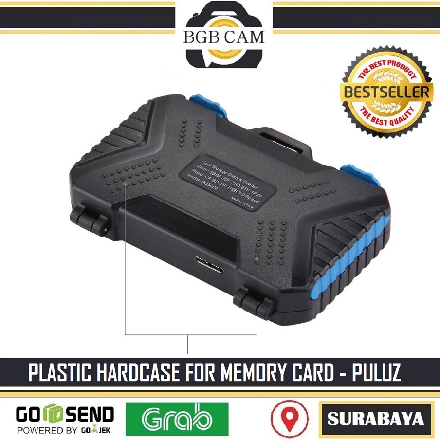 Hardcase Memory Card isi 8 SD + 9 Micro Case Memori Kamera PULUZ