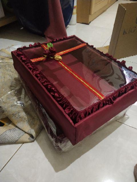 Kotak Hantaran Lamaran Box Set 2 Jne J&t Kotak Seserahan Kawin Tingjing Sangjit Gold Merah Biru Pink