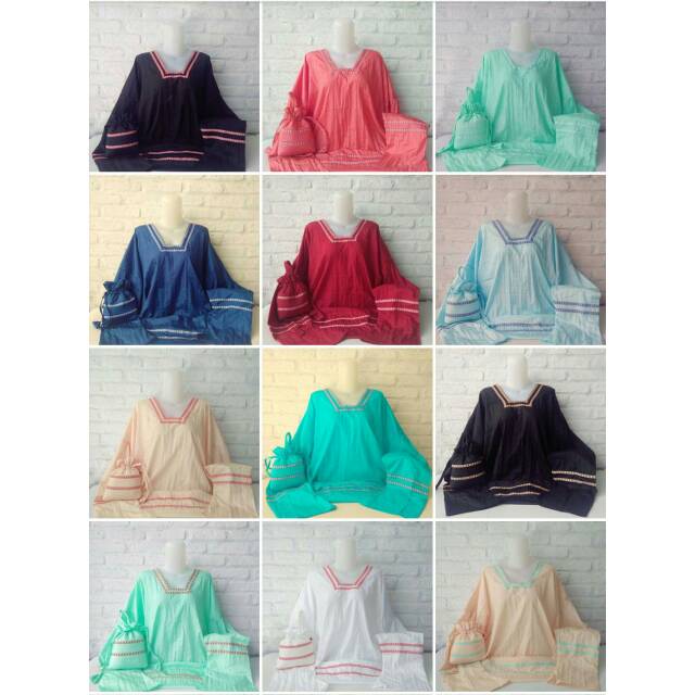 Mukena Abaya Renda parasut