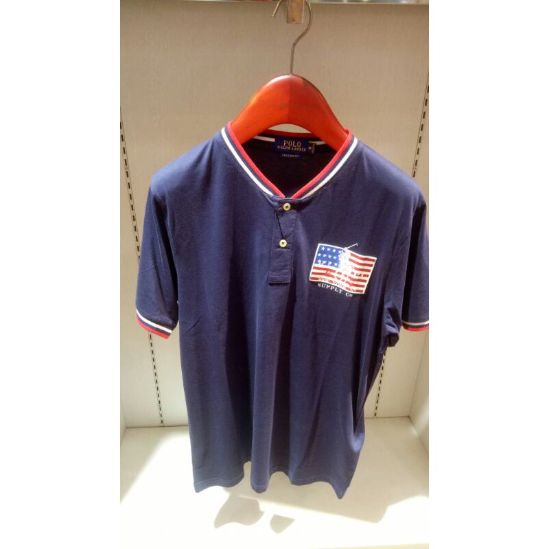 Kaos Polo Ralph Lauren Pria V Neck Casual