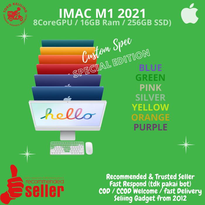 [CTO] CUSTOM iMac M1 2021 24" inch/8CoreGPU/8CoreCPU/16GB Ram/256GB