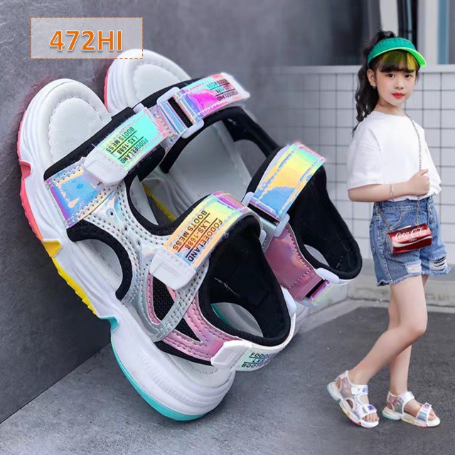 Sendal Fashion Anak Gunung 26-35Th Premium KK 56 Sandal Anak Cewek Cowok Summer Fashion Korea - 472