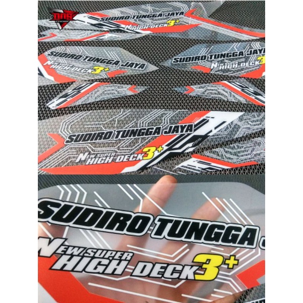 Striping Transparan Beat 2020 2021 Livery Bus STJ (SUDIRO TUNGGA JAYA)
