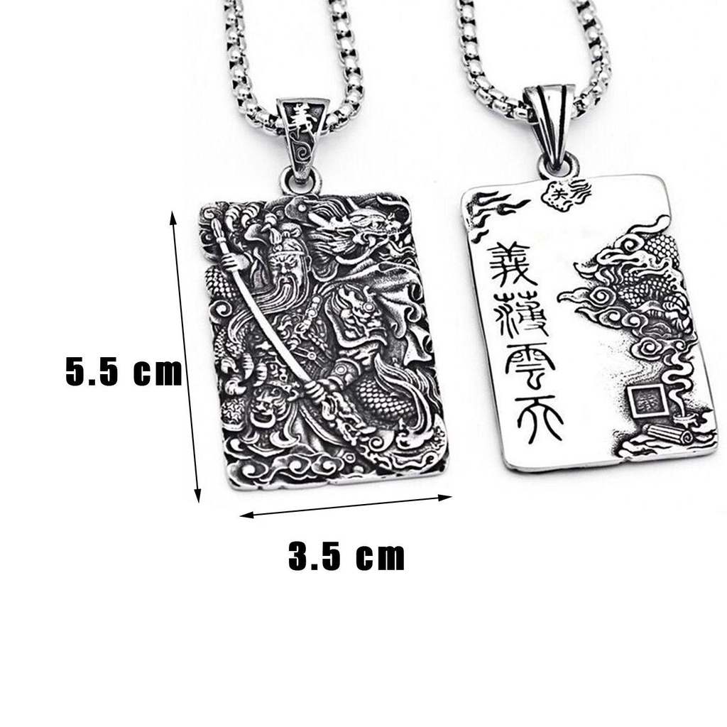 Top Kalung Liontin Pria Keren Logam Yibo Yuntian