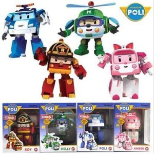 FIGURE ROBOCAR POLICAR POLI - MINIATUR MAINAN ANAK ROBOT MOBIL