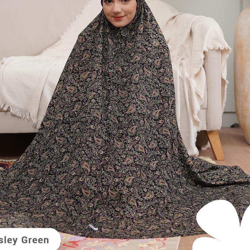 Cuci Gudang|SQ11|MUKENA TAZBIYA ALLOVER BATIK PAISLEY SERIES ALLSIZE