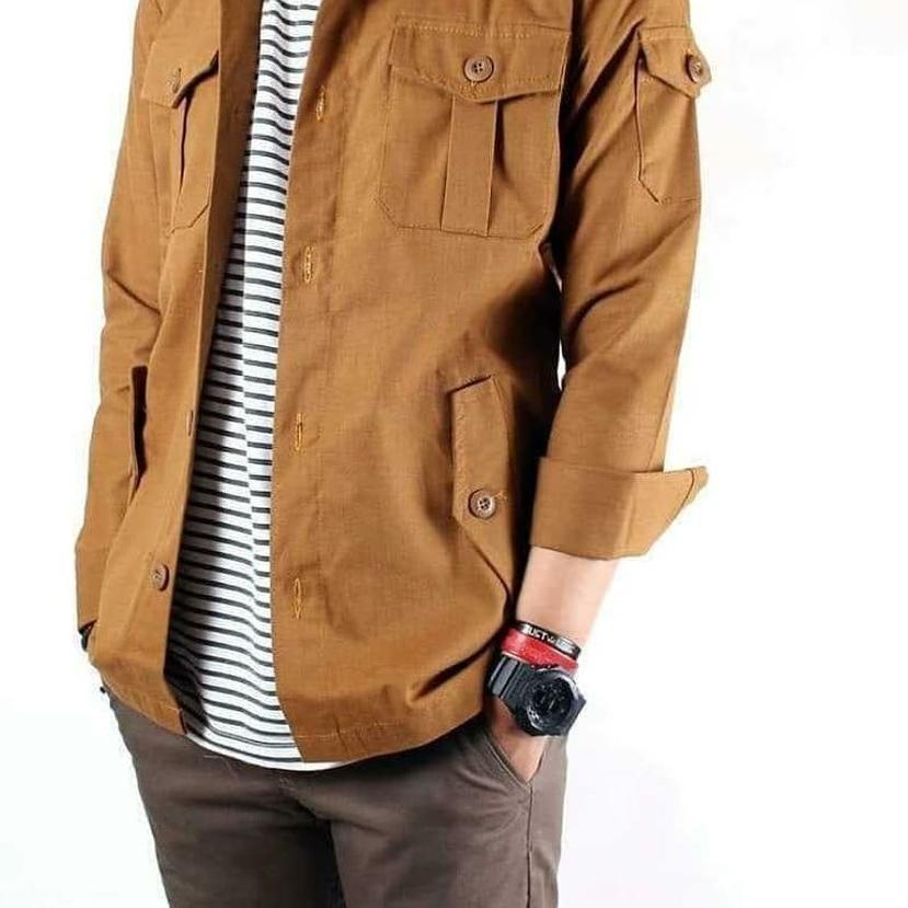 ♞ BUTTON PARKA JAKET || JAKET SEMI PARKA SK2 ❈