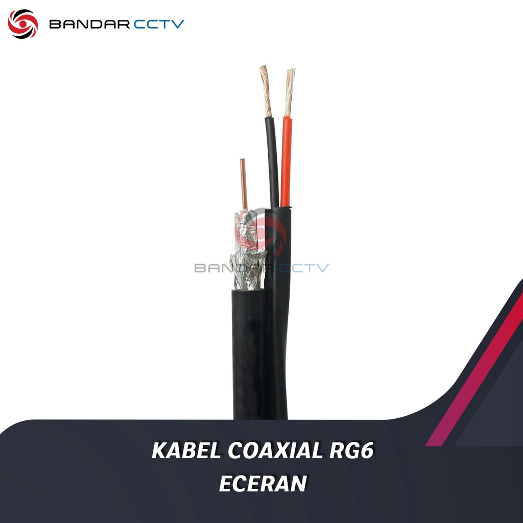 Kabel Coaxial RG6 Plus Power Eceran Permeter