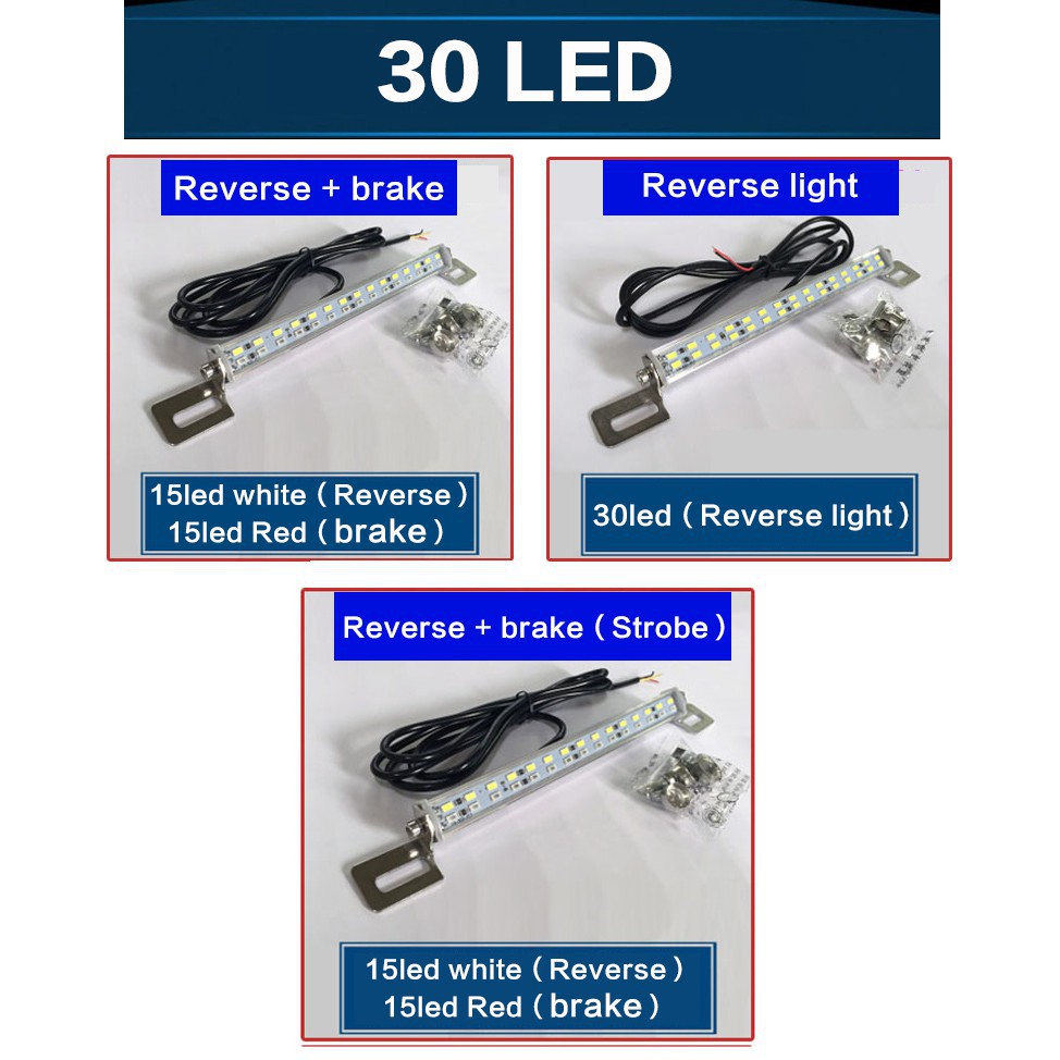 【multiple styles】LED Reversing light brake lamp License plate DRL fog lamp