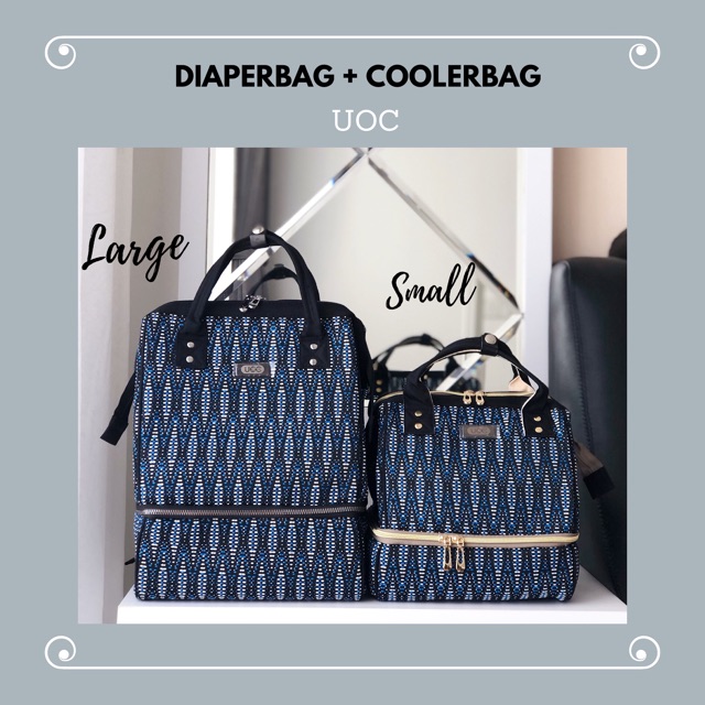 11.11 BIG SALE !! TAS COOLER BAG Original UOC diaperbag + coolerbag / tas perlengkapan bayi