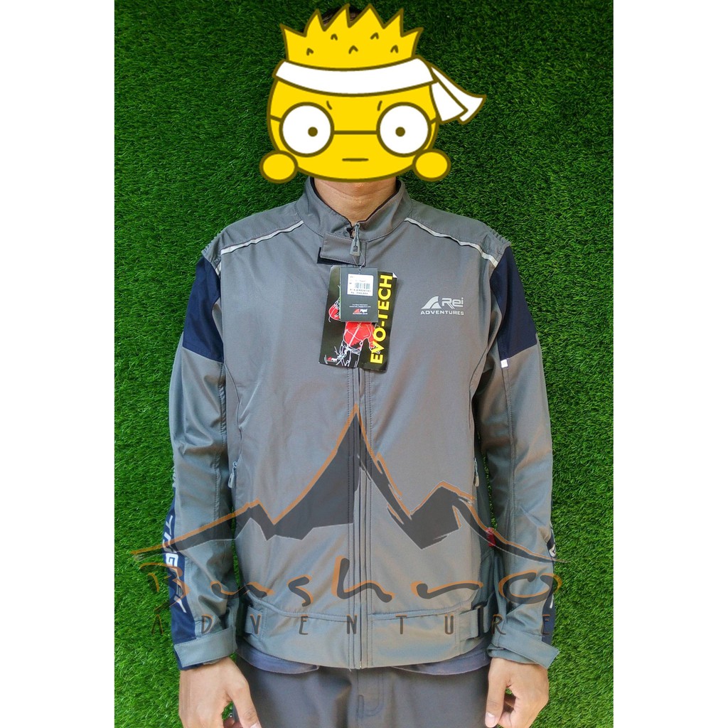 Jaket motor AREI - jaket touring REI Trigger