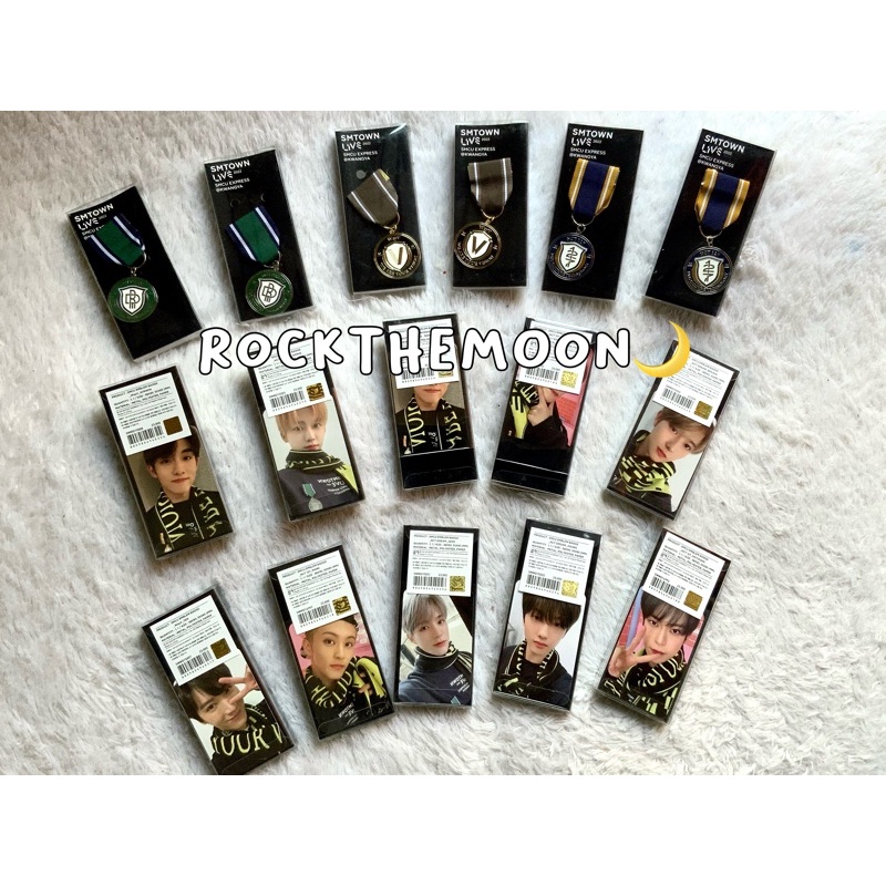 [READY STOCK] Merchandise/MD SMCU Express @KWANGYA - Emblem Badge NCT Dream 127 Wayv AR Ticket Set D