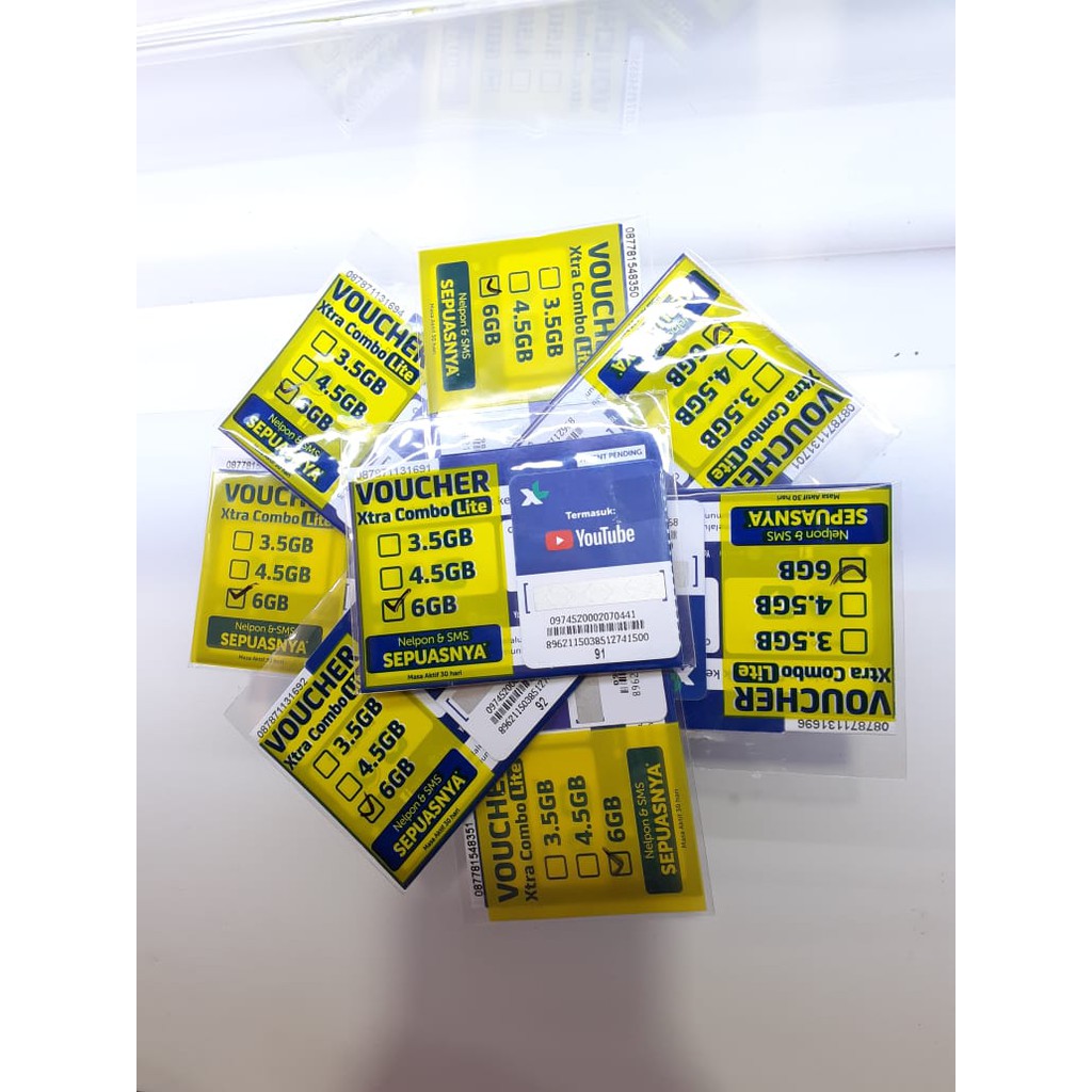 Kartu Kuota XL X-tra Unlimited TURBO 6GB