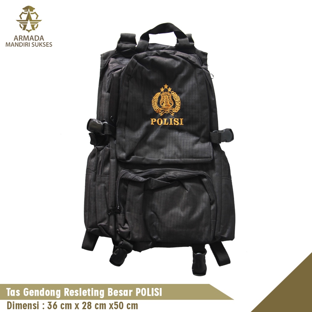 Tas Ransel Carter Polisi - Tas Ransel Logo Polisi