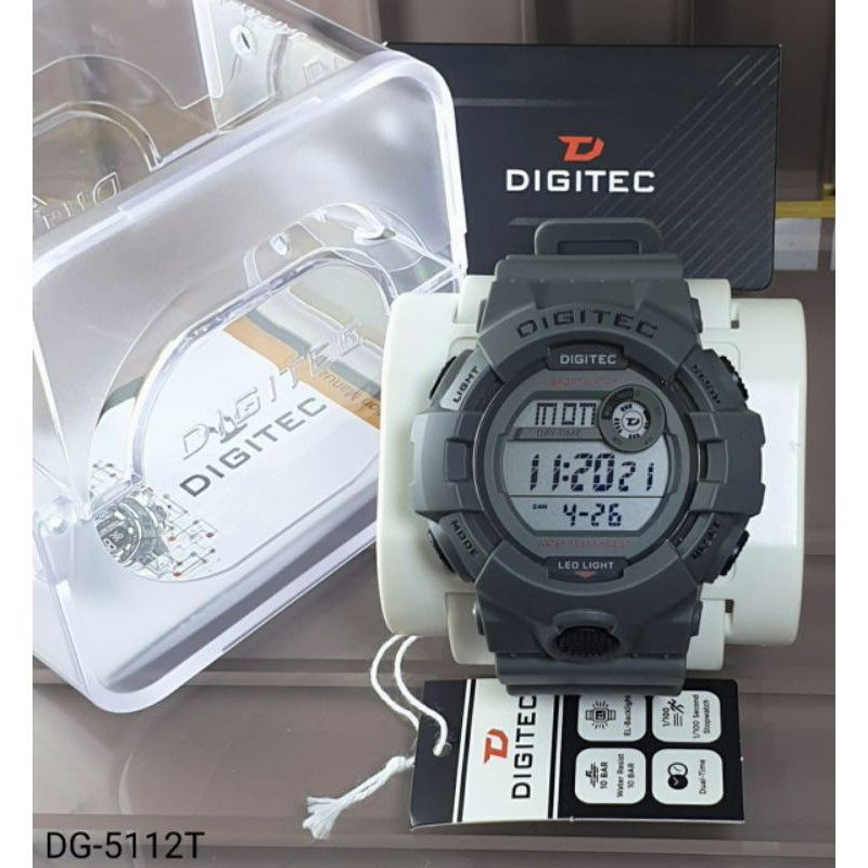 Jam Tangan Pria Digital Digitec Original DG-5112T Tahan Air Bisa Untuk Berenang