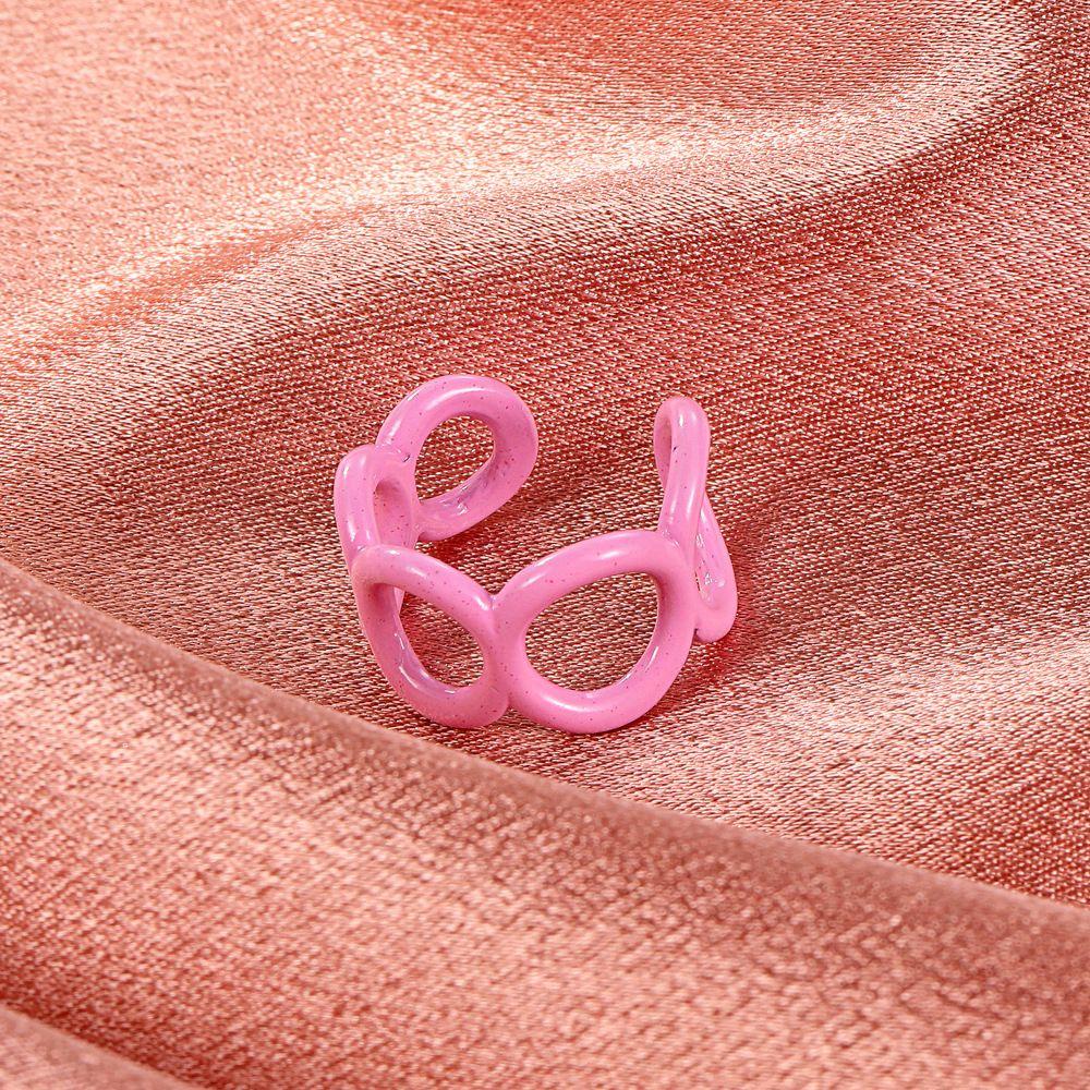 Mxbeauty Ular Cincin Set Trendi Lucu Simulasi Hewan Paduan Hip Hop Pembukaan Cincin Sederhana Wanita Jari Cincin