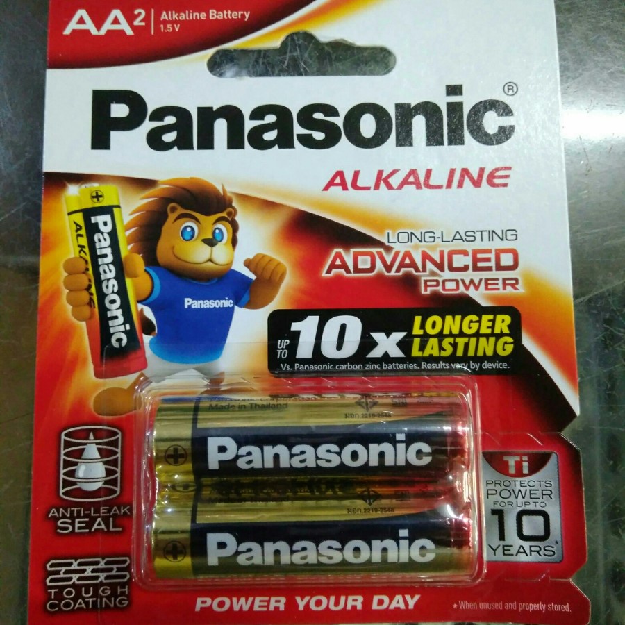 Baterai Batre Batere Alkaline AA /A2 Panasonic Battery 2 pcs