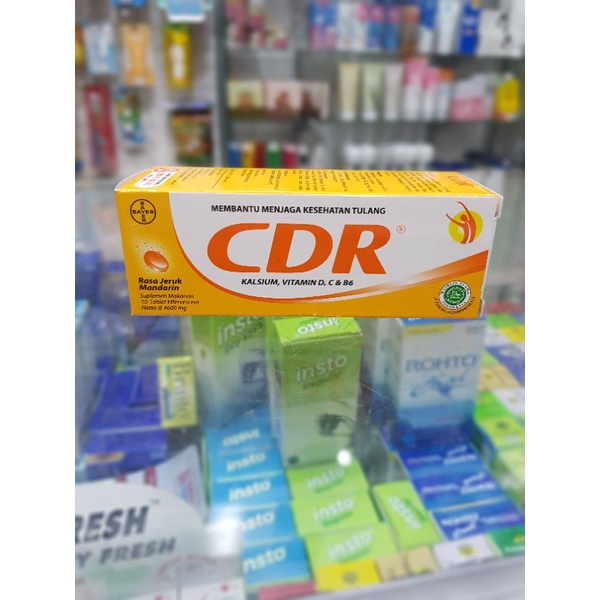 CDR Kalsimum / Multivitamin D, C, &amp; B6 / Daya Tahan Tubuh / Kesehatan Tulang