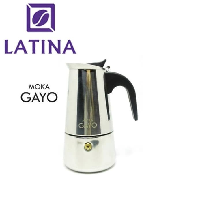 

DAPUR ALAT MASAK KHUSUS LATINA MOKA GAYO - MOKAPOT 3CUP 200ML REW-1111 HR123