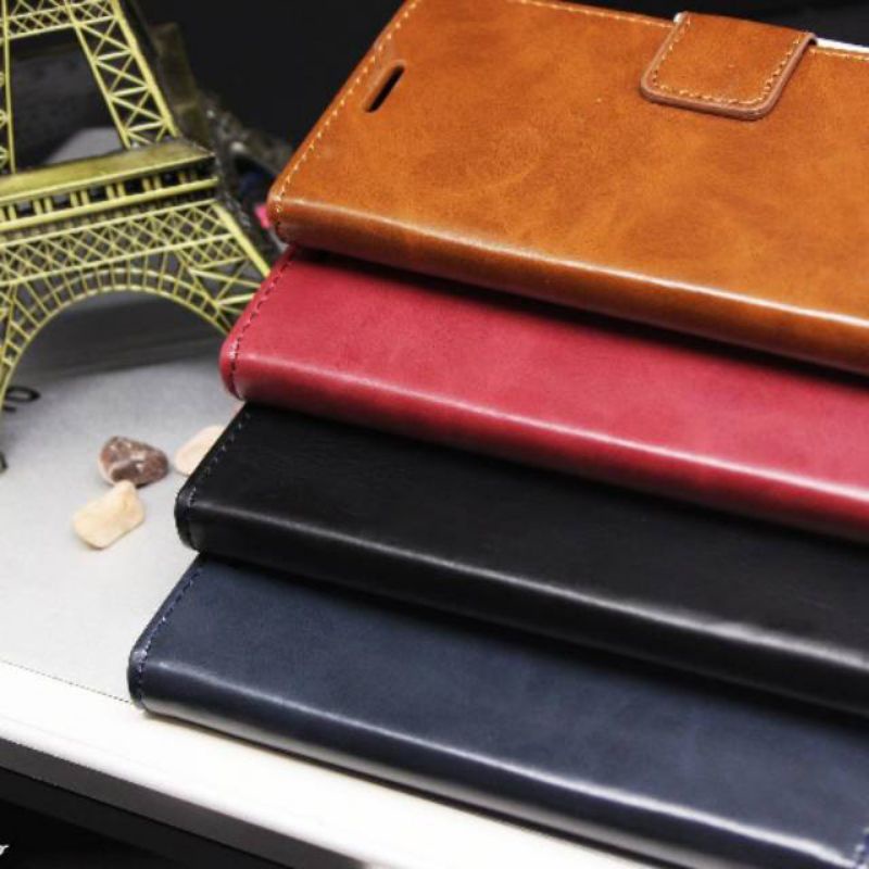 Case Leather Wallet/Flip Polos Samsung A10s A20s A50s A21s