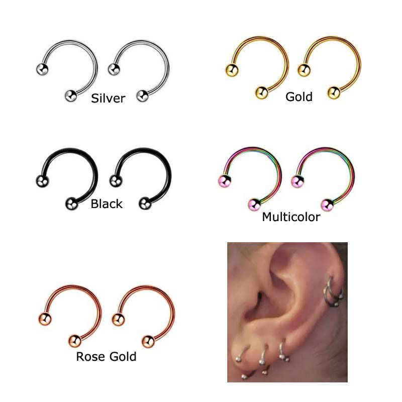 Anting Roxy Tindik Barbel bentuk U