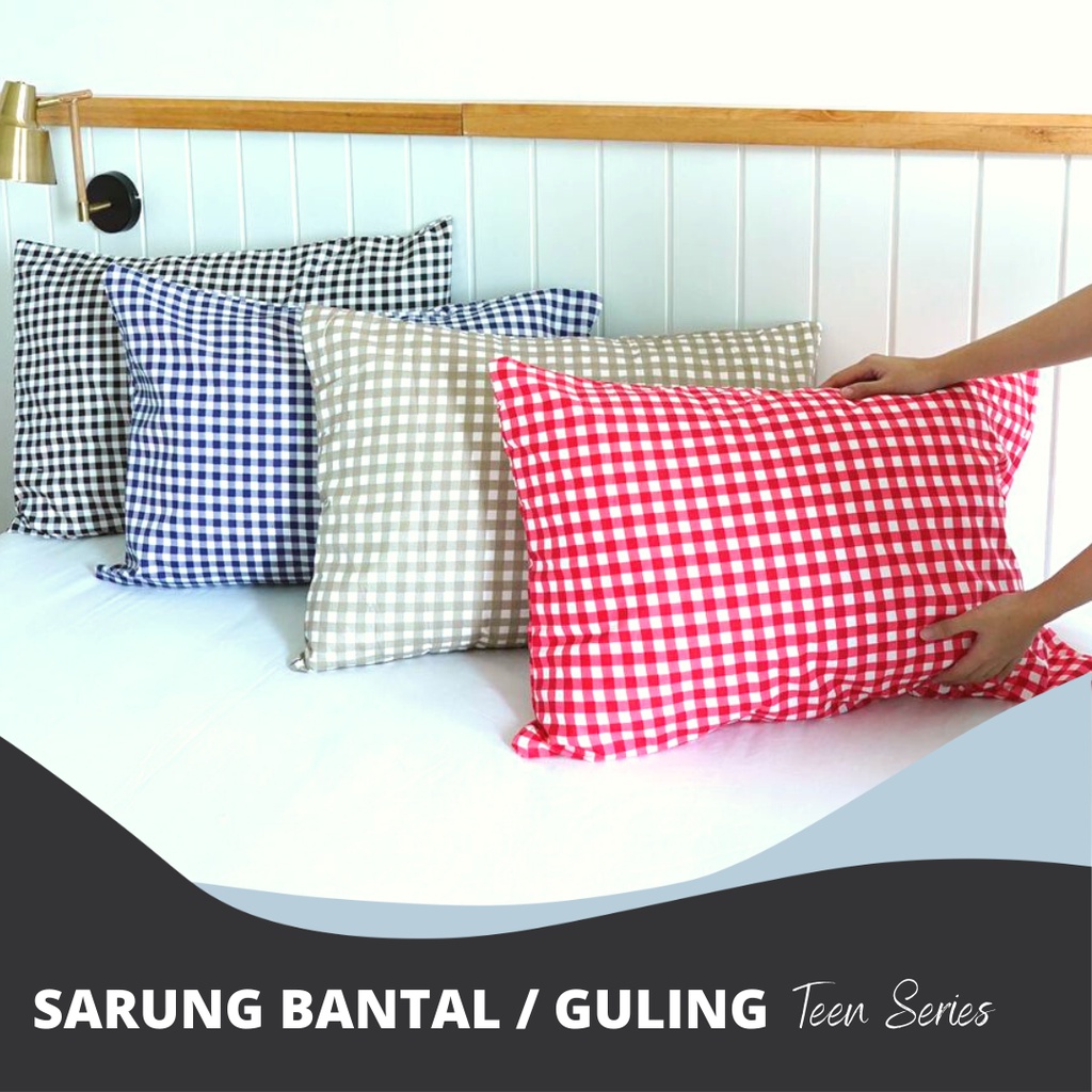 Sandy Collection - Sarung Bantal Kotak- Sarung Guling Kotak - Sarban 45 X 70cm - Sargul 35 X 100cm Teen Series