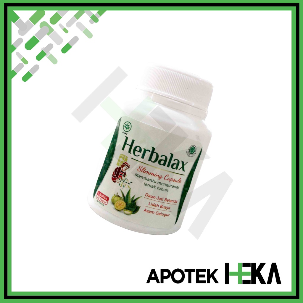 Herbalax Botol isi 30 Kapsul - Obat Pelangsing Penurun Berat Badan (SEMARANG)