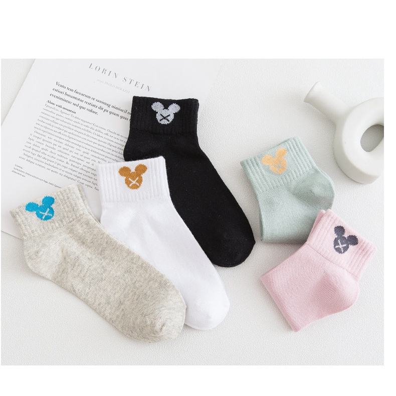 CYS COD Kaos Kaki Polos Bergaris Semata Kaki Kaos Kaki Fashion Style Unisex Ankle Socks KK14