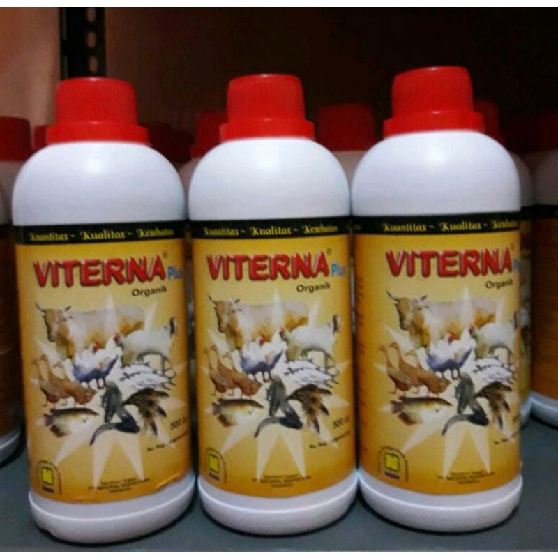 viterna plus nasa 500cc  vitamin ternak dan ikan organik
