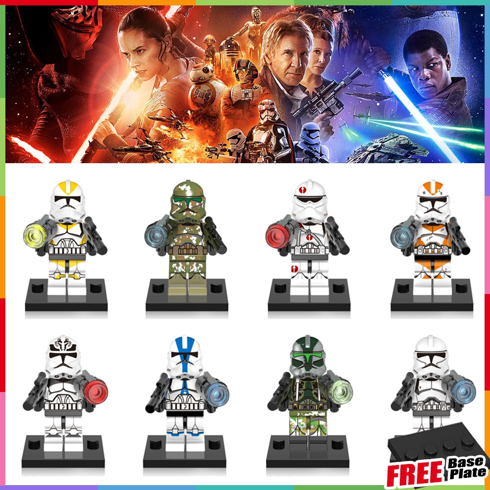 Mainan Balok Bangunan Mini Figure Star Wars Commander Appo Neyo Gree