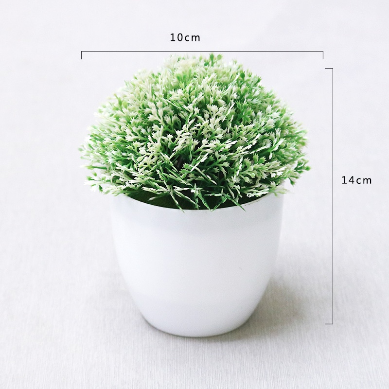 Swopply PT41 Pot Tanaman Hias Bunga Hias Plastik Ornamen Pot Bongsai Artificial Flower Decoration