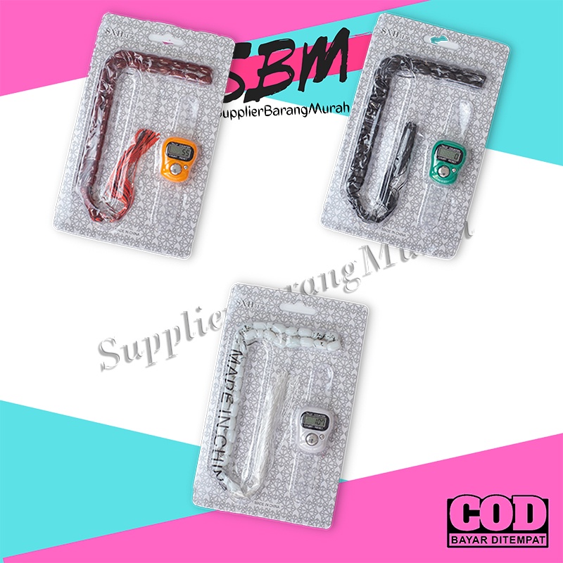 Tasbih Digital dan Gelang Tasbih Set 2in1 FS1279