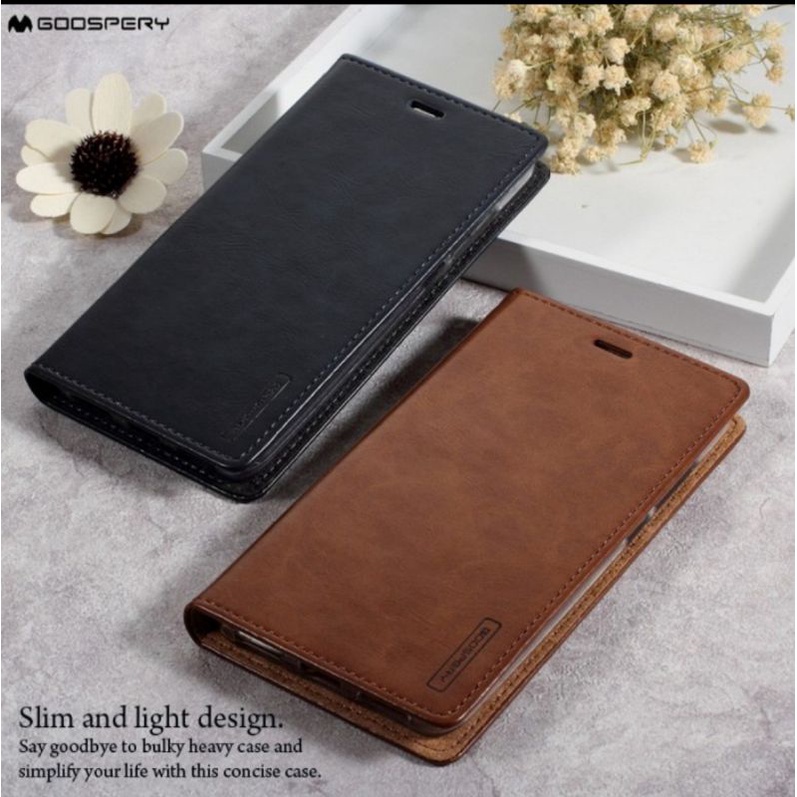 IPH XR Blue Moon Flip Case Mercury Goospery