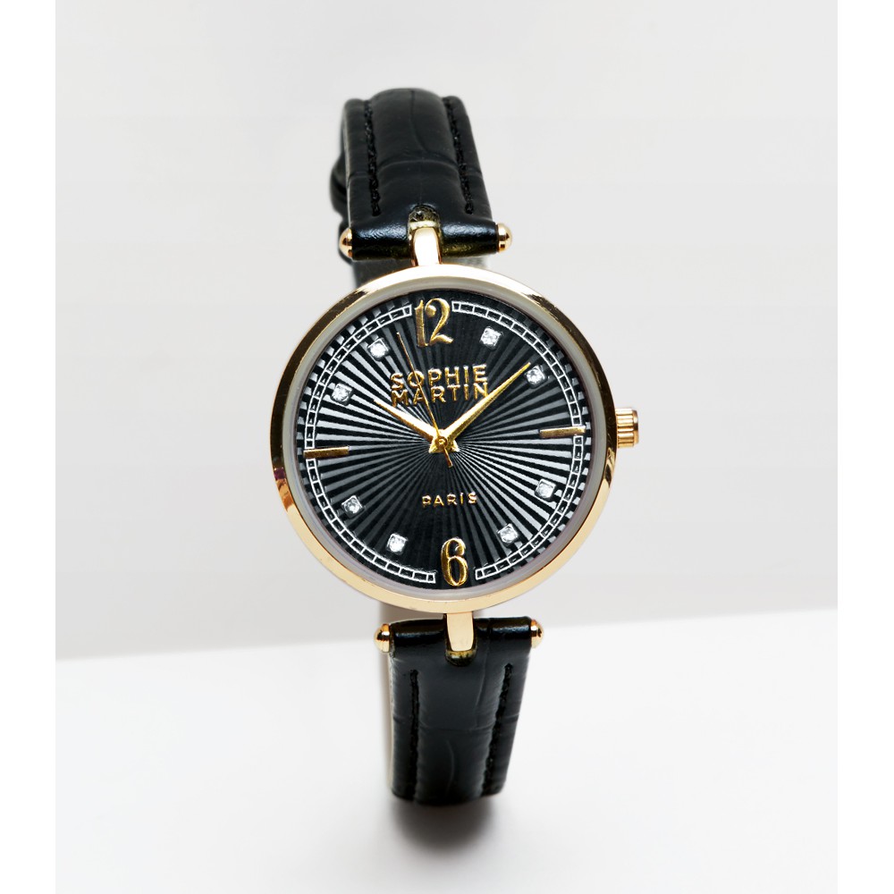 SOPHIE MARTIN JAM TANGGAN WANITA KIM BLACK TERBARU