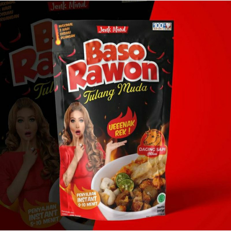 

[BASO RAWON] Baso Rawon Tulang Muda Jenk Minul - Inul Garansi 100% ORIGINAL